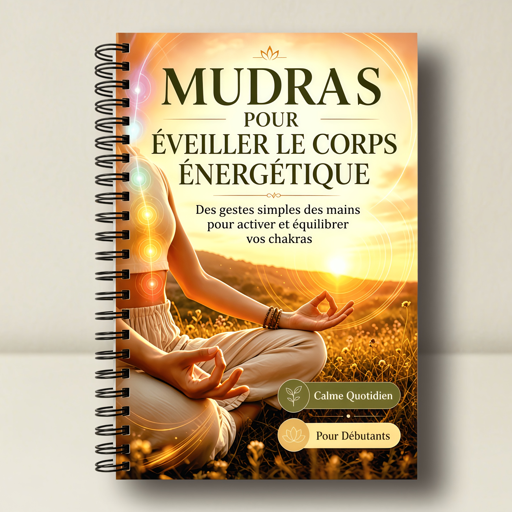 TEMU [] Cahier à de mains , pour l'éveil du corps énergétique, Manuel de yoga de au coucher , Journal pour l' des chakras, Cahier de soulagement du