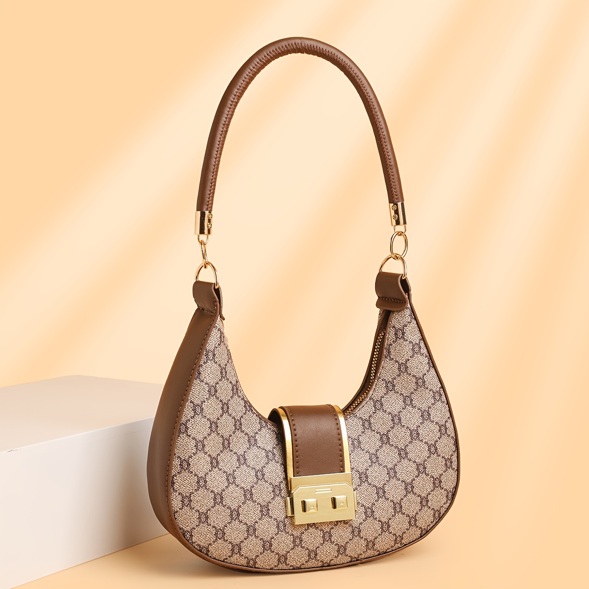 Small Large Capacity Vintage Underarm Women', Stylish Casual Versatile Shoulder Bag
