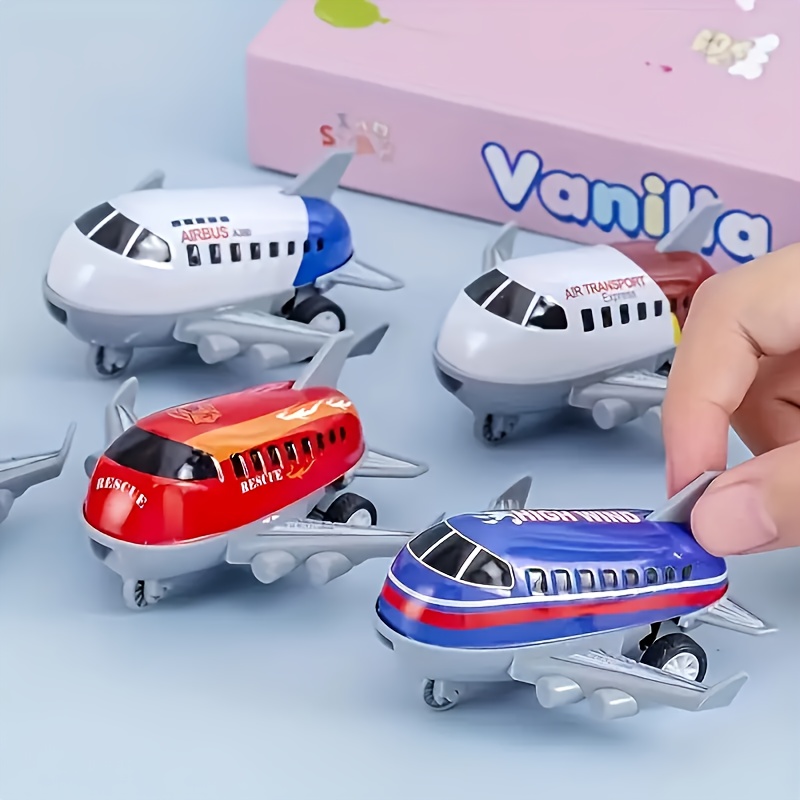 Plastic Airplane Set Inertia Drive - Perfect Party Favors
