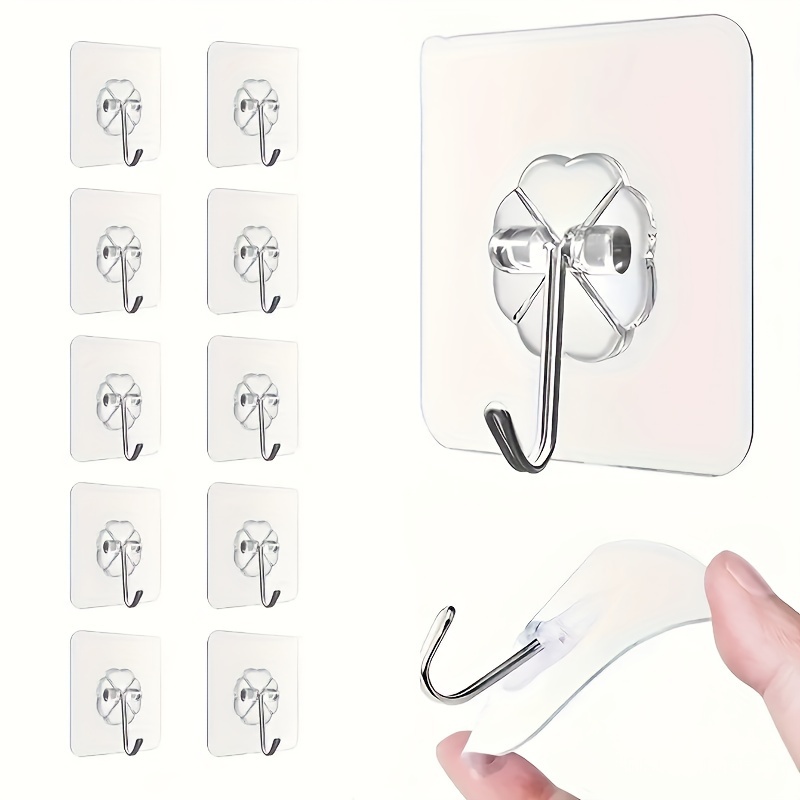 Double Side Adhesive Strong Hooks For Wall Multifunctional - Temu