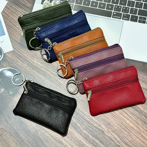 12pcs light luxury lychee pattern fashion coin purses personalized womens key pouches coin pouches pouches creative small gifts