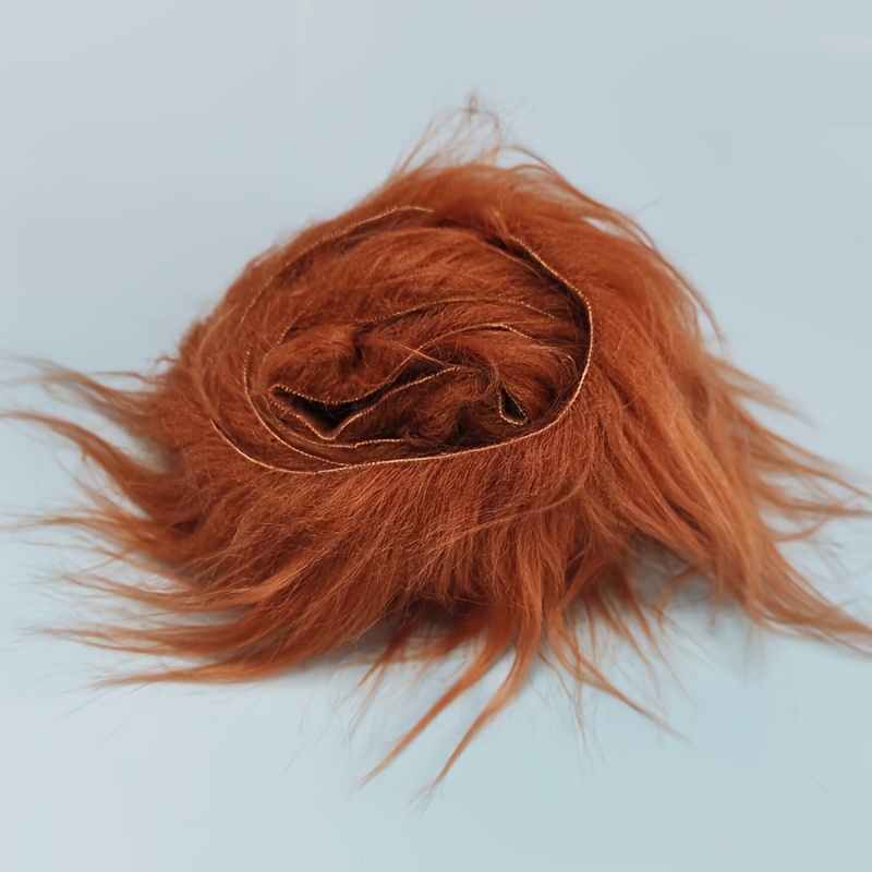 180cm Long Plush Strip Craft Production Auxiliary Materials Handmade Christmas Decoration Artificial Fur Strip