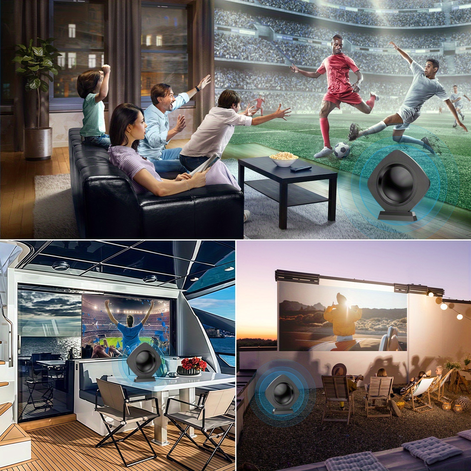 Digital TV Antenna Ultra High Definition 360° Receiving Signal Antenna 200 Kilometers Long Distance TV Antenna Small Portable Indoor Amplified High Definition Digital Antenna For Smart TV Easy To Use Suitable For New And Old TVs Quickly Watch Local - Image 6