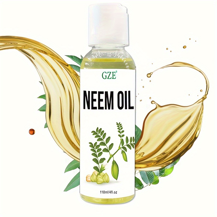 

Neem Oil For Hair Care, Strengthens Hair, Repairs Split Ends Dry Damaged Hair, Uses For Hair, Skin, And Nails