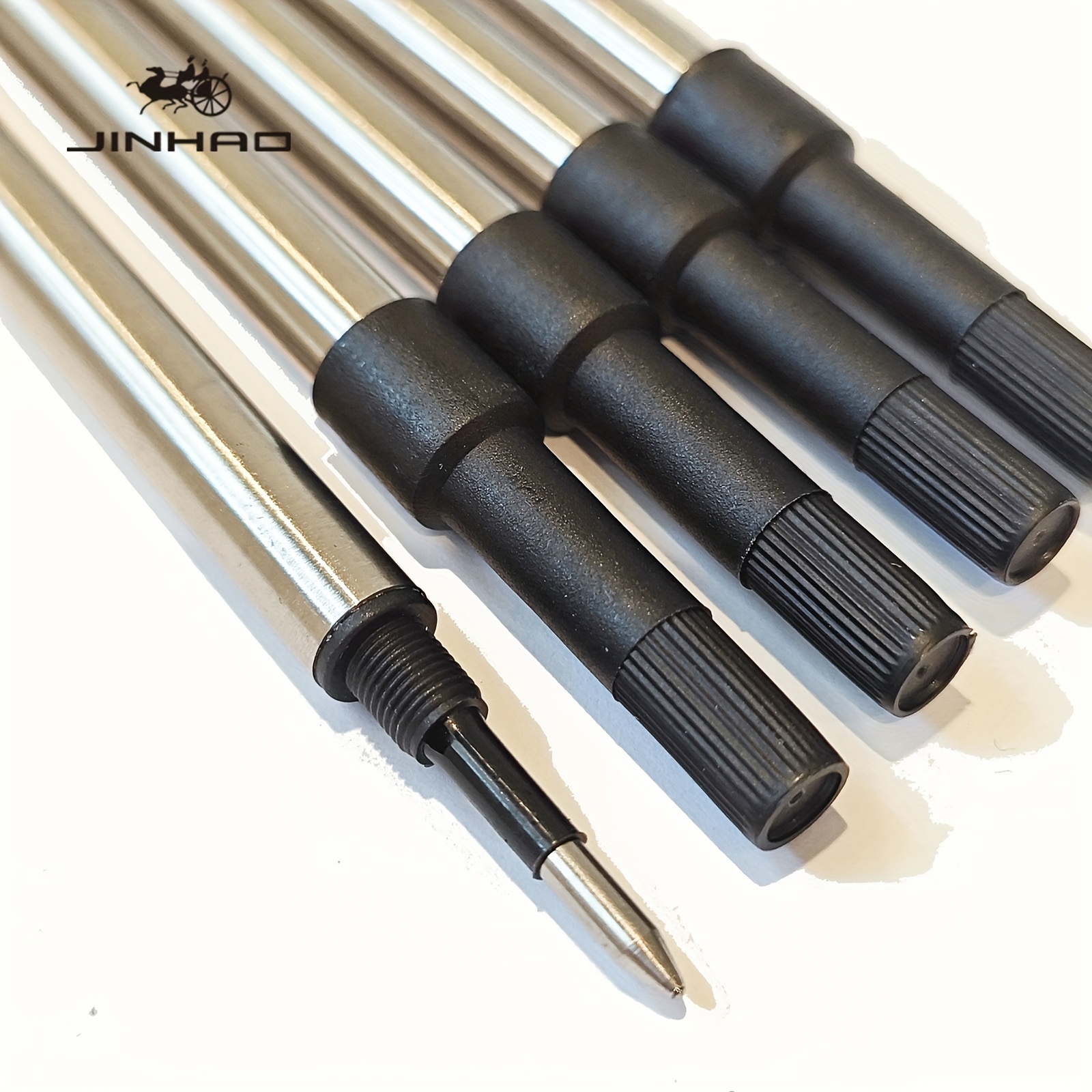 TEMU 1 Set (5pcs) 159 Rollerball Pen Replacement Refills, Use For Gel Ink Pens, School Office Supplies, Graduation And Business Gift