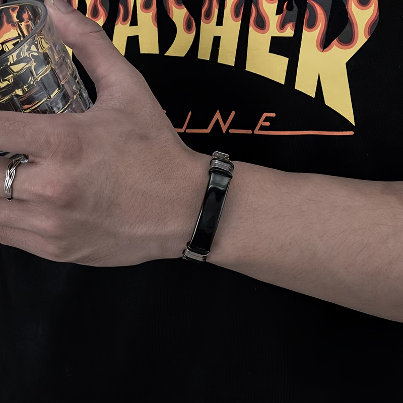 personalisiertes foto-armband aus edelstahl, ich liebe dich für