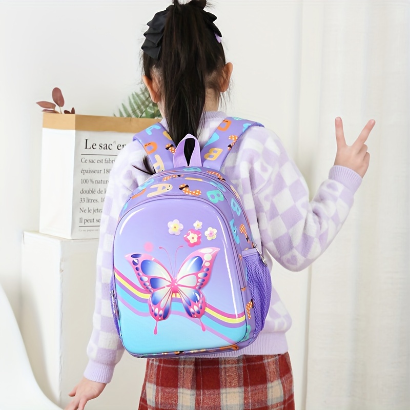 adorable lightweight small backpacks for girls reducing the burden on the spine cartoon girls hard shell waterproof backpacks details 2