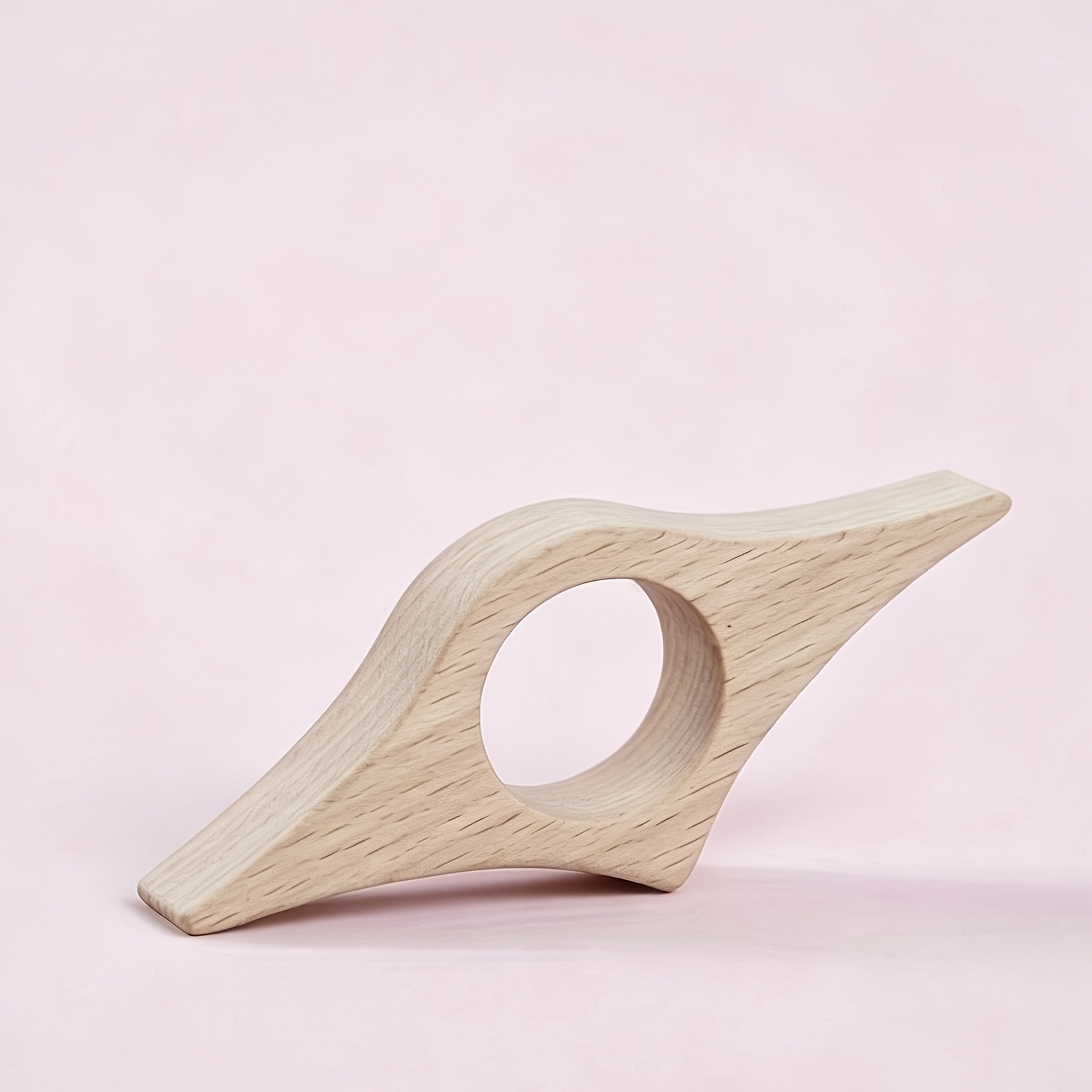 Polished Wooden Thumb Bookmark - One-handed Quick Page-turning Reading Support, Suitable For Office And Book Lovers, Random Color