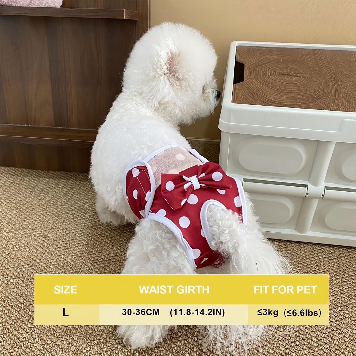 Reusable Adjustable Dog Diaper Pants - High-quality Menstrual Pants For Dogs With Breathable Mesh & Fit, Stylish For Indoor & Outdoor Use, Comfortable Petwear, Doggie Diapers