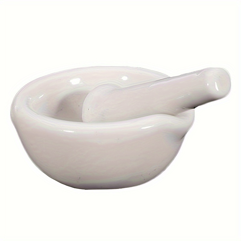 Cute Topping Porcelain Mixing Grinding Bowl Tool Set