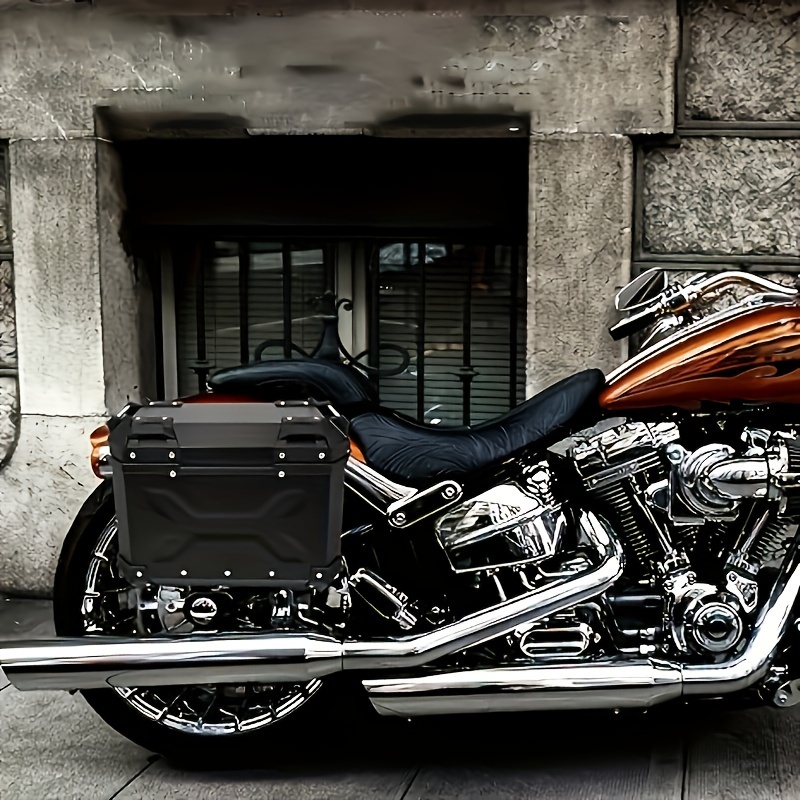 Fabater Motorrad Seitenkoffer 28L - Aluminium Hartkoffer Mit Schloss