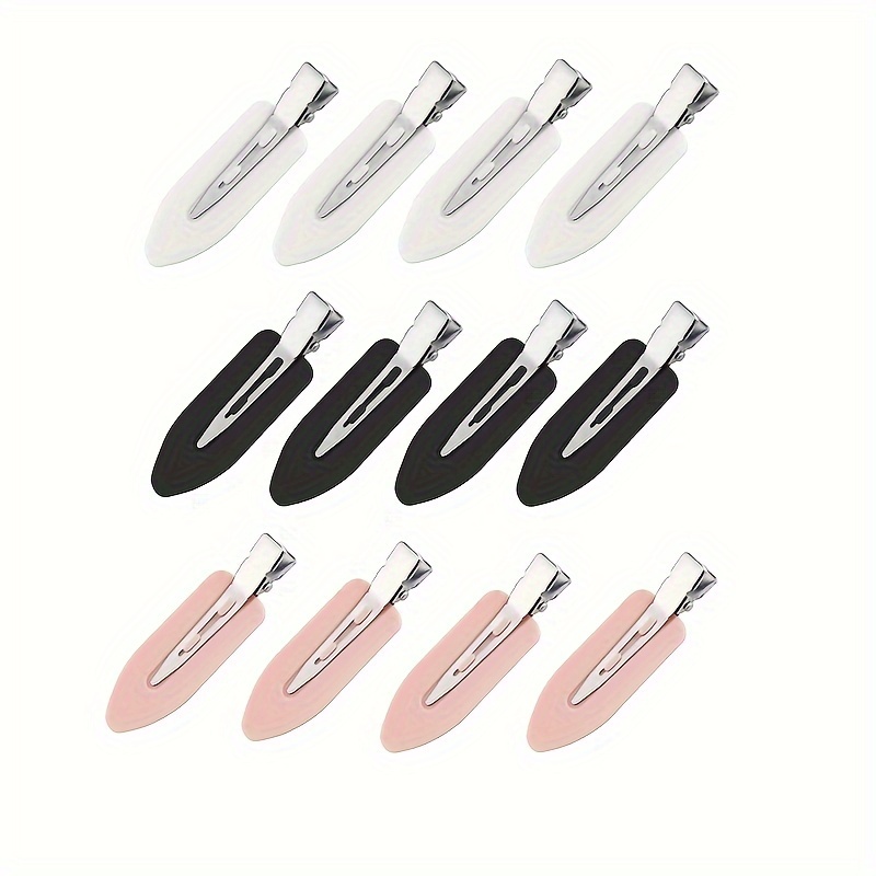 No Bend Hair Clips - No Crease Hair Clips Styling Duckbill Clips No Dent Alligator Hair Clips Salon Hairstyle Hairdressing Bangs Wave Women Makeup Application