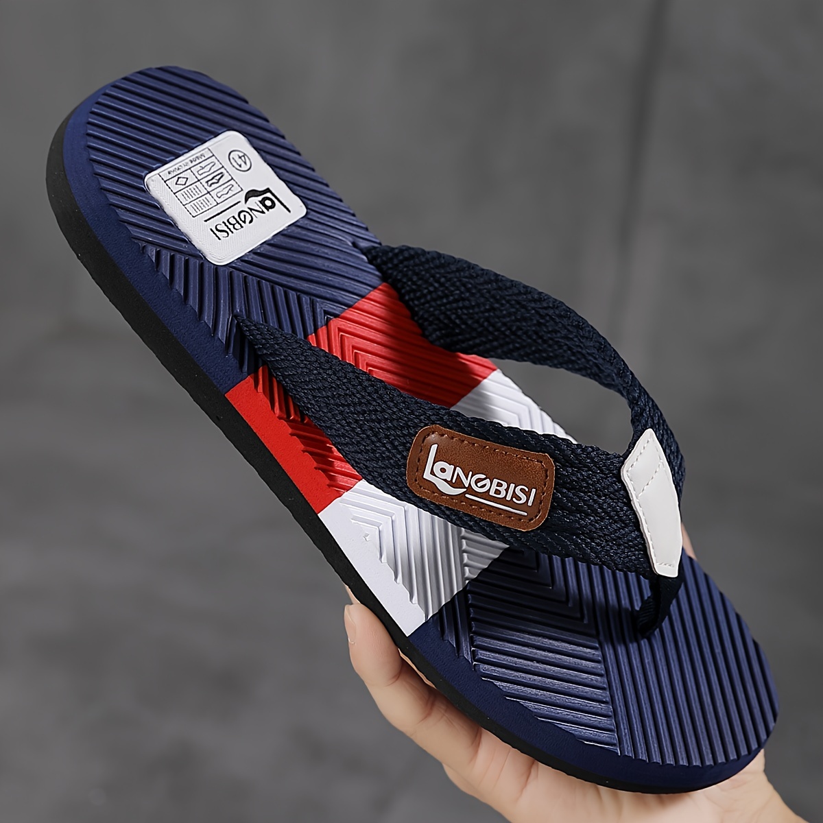 Unisex Summer Men's Slippers Casual Outdoor Toe-post Slides
