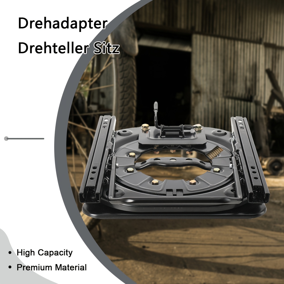 item picture seat swivel base with slide rail   seat swivel base turntable swivel console motorhome truck seat console   degree swivel stool swivel plate