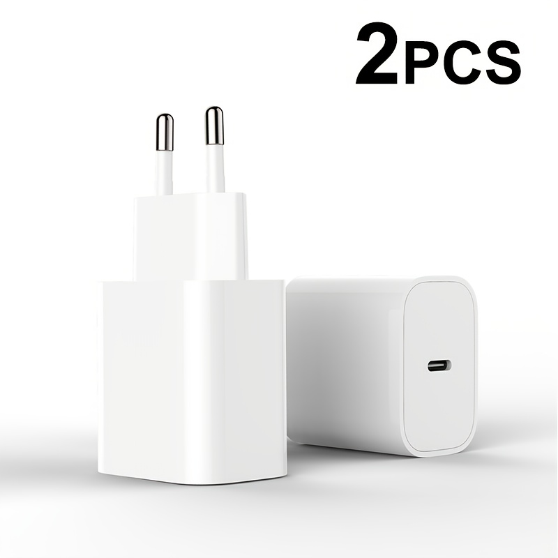 

2-pack Usb Charger 12w, 2.4a/5v Usb Plug Pd3.0 With Charging Cable 2m Usb Power Supply Adapter For Iphone Series/, For Ipad/eadphones/mobile Phone, Travel Charger