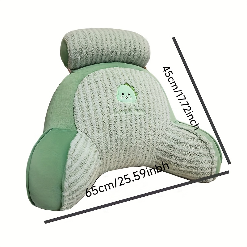 office lumbar support cushion moon velvet short plush seat pad Product details 5