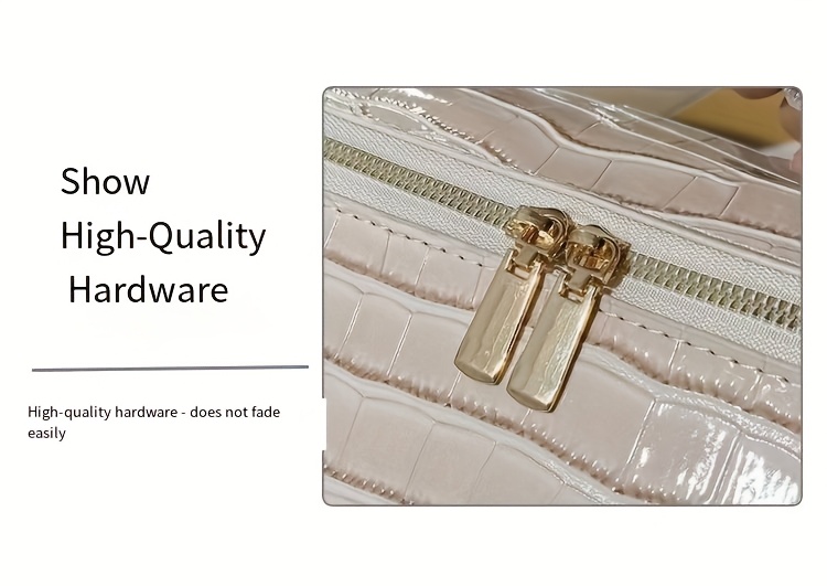 Bark Cosmetic - Large Capacity Travel-Friendly Portable Toiletry Bag Suitable for, Gym, Daily Use - Storage Bag (Available in 4 Colors:,,,)