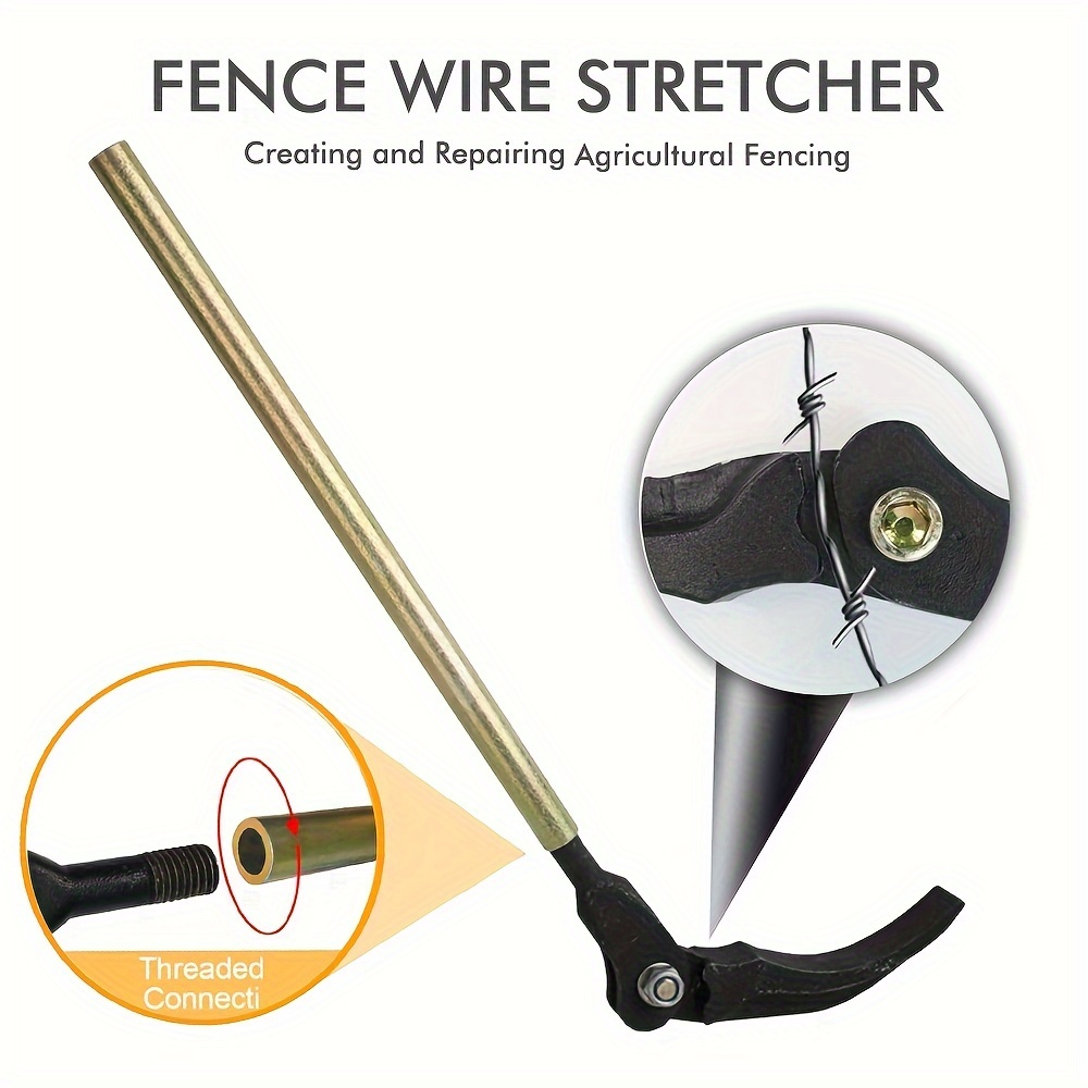 

Fence Wire Stretcher, Fence Tensioner, Simple Wire Puller For And Repairing Agricultural Fences