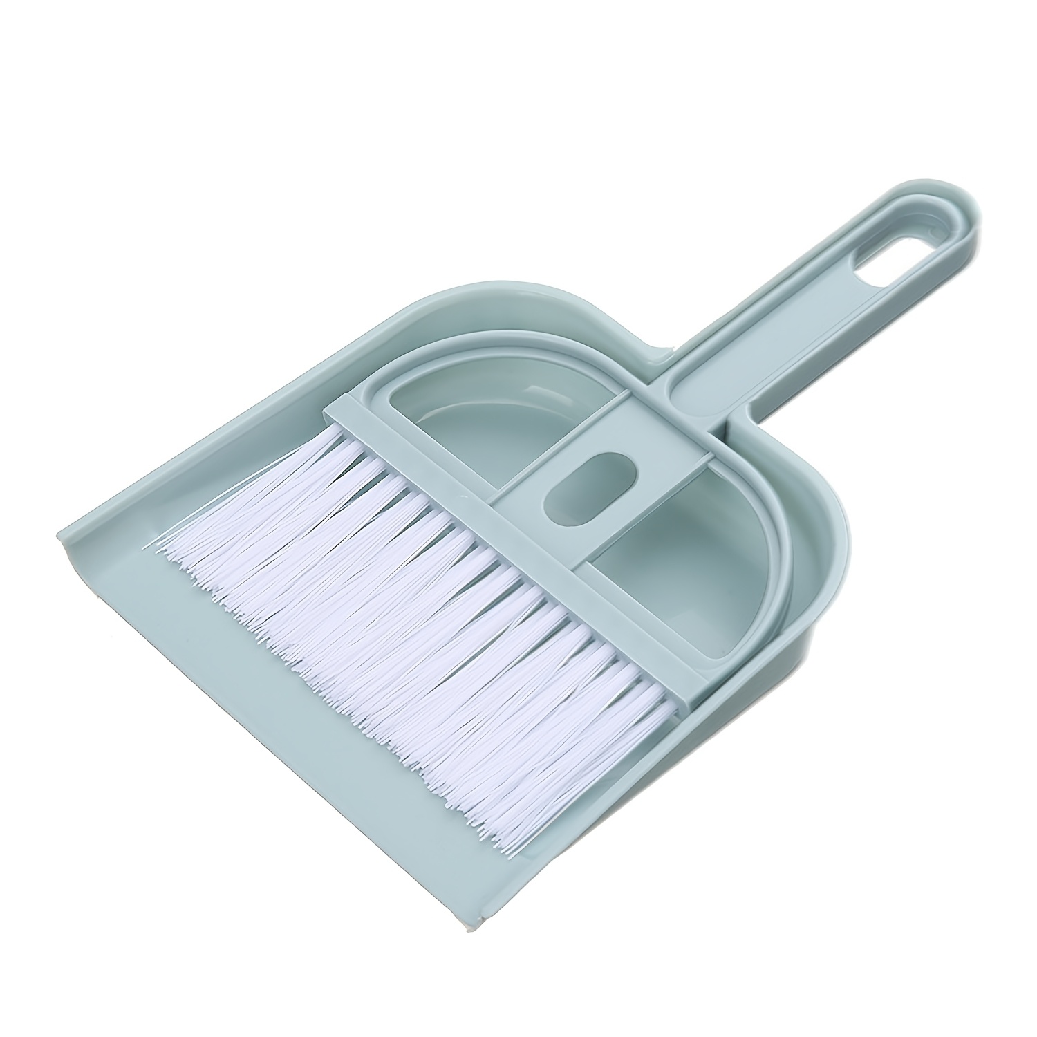 TEMU Small Broom And Dustpan Set, Pet Keyboard Desktop Cleaning Brush Storage Garbage Broom And Dustpan