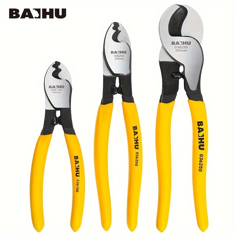 

6 Inch/8 Inch/10 Inch Cable Cutting Wire Scissors Stripping Pliers Stranding Pliers Manual Cutting Electrician Breakers