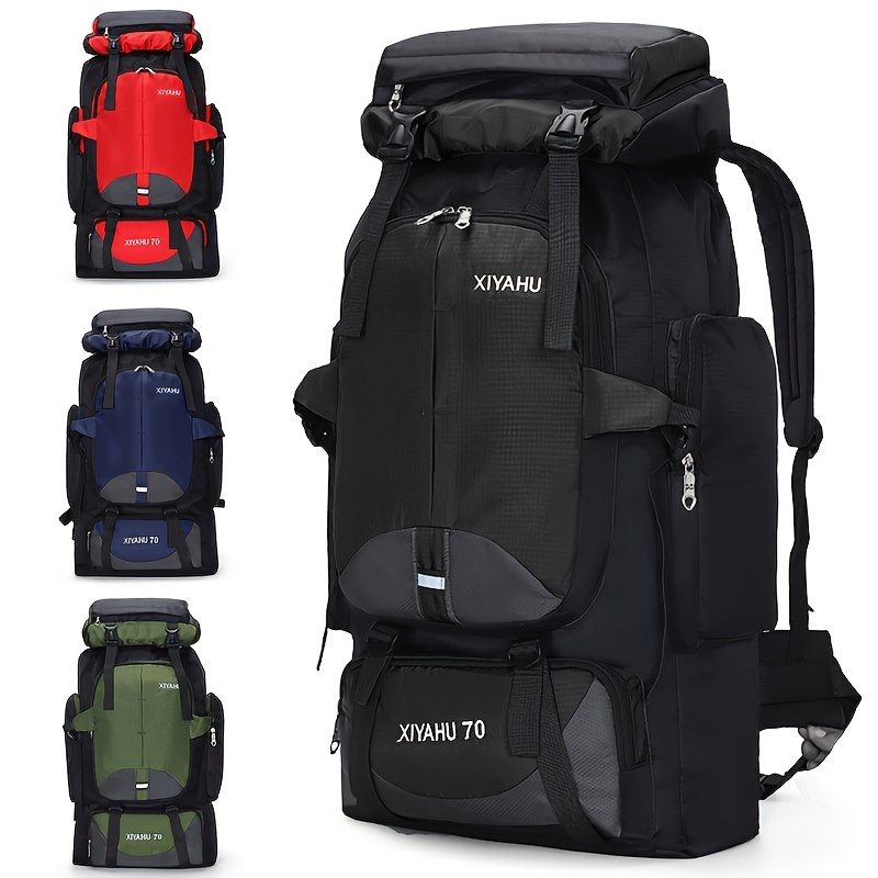 

1pc Large Capacity Outdoor Hiking Backpack, Suitable For Men And Women, Camping And Hiking