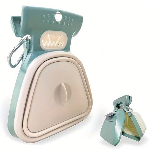 portable dog scooper with built in waste bag dispenser ideal for large small breeds outdoor and travel