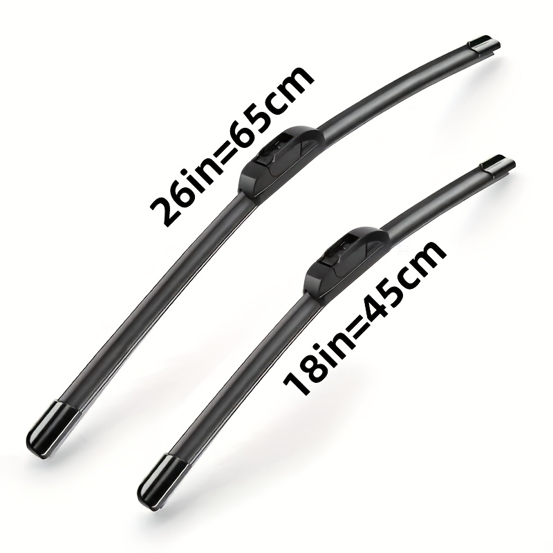 TEMU 2pcs Car Front Wiper Blades For 10th Gen Fc Fc1 Fc2 Fc5 2016-2021 Windshield Windscreen Additions