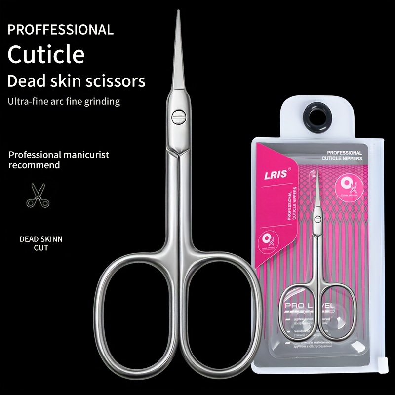 

Nail Cuticle Clipper, Stainless Steel Dead Skin Removal Scissor Clipper Manicure Tools