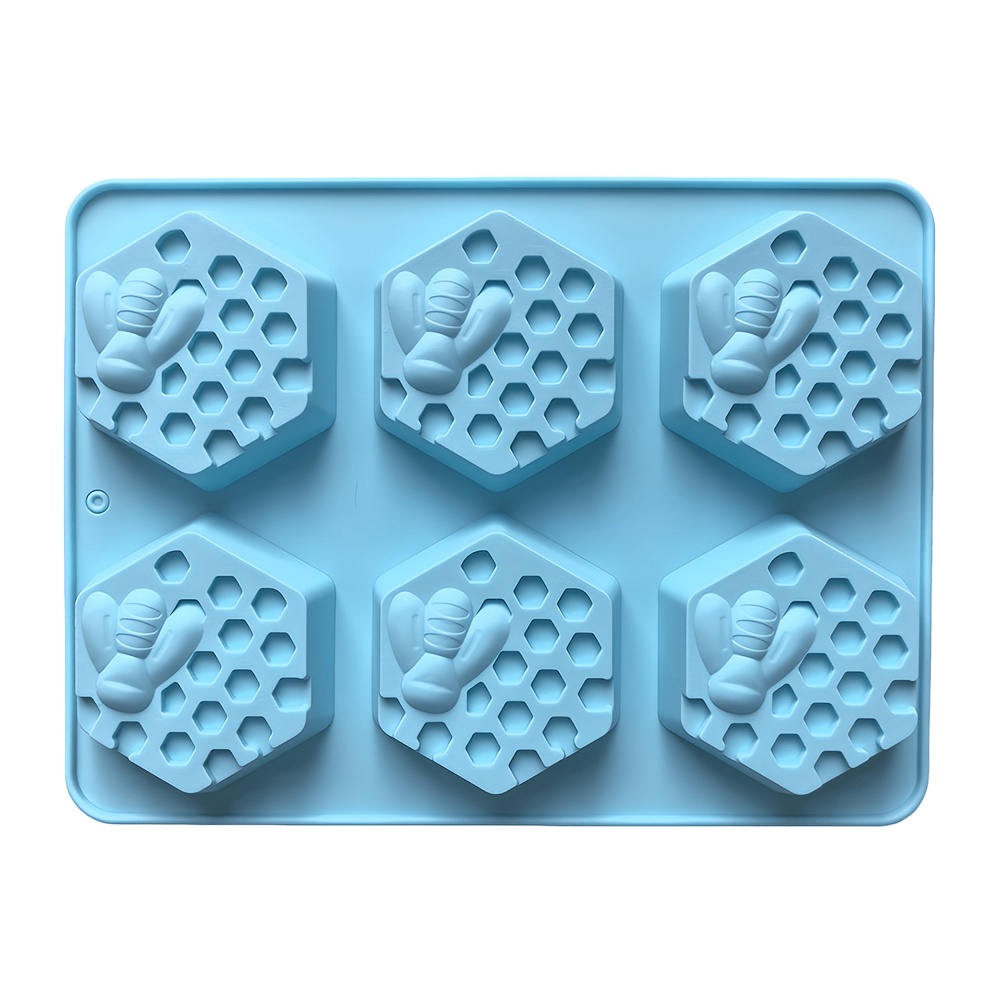 TEMU 1pc 6-hole 6-sided Hexagonal Silicone Mold Resin Pendant Soap Making Craft Aromatherapy Mold