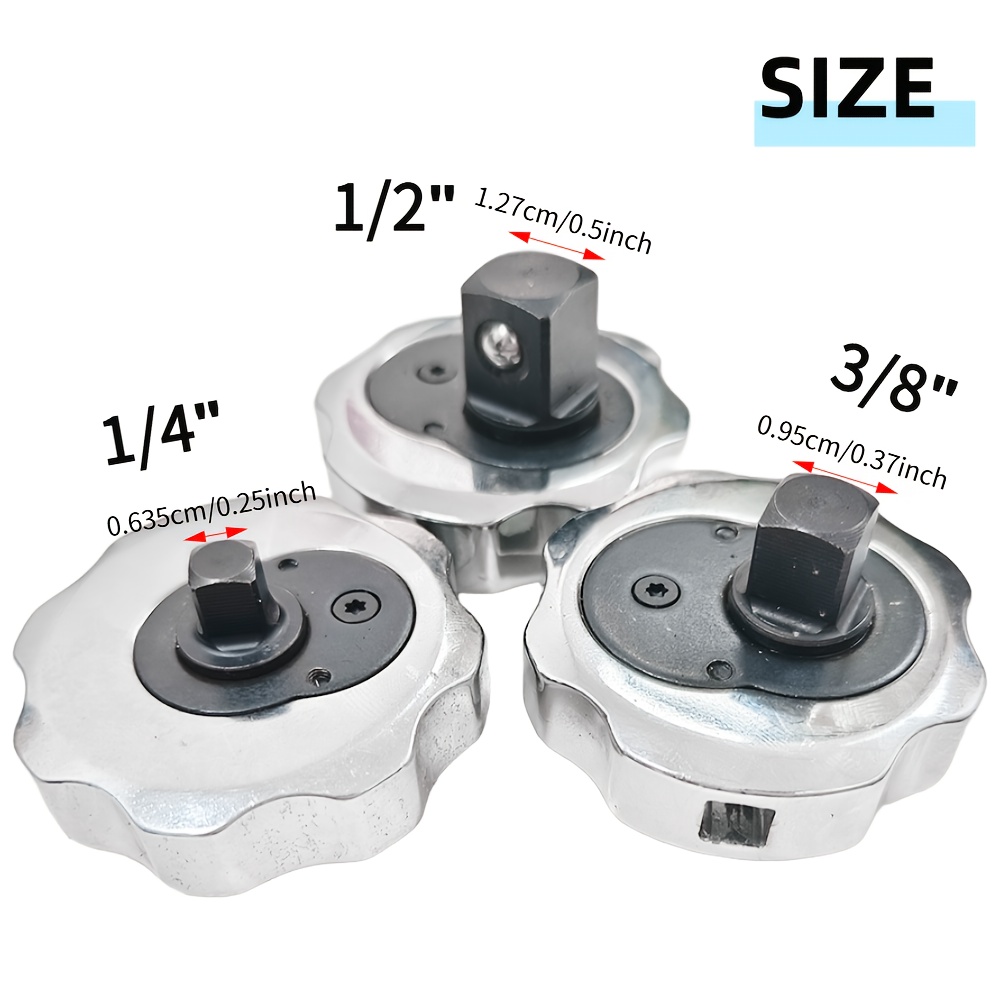 Set De 3 Mini Clés à Cliquet Universelles - Compactes, Pratiques Pour Petits Espaces