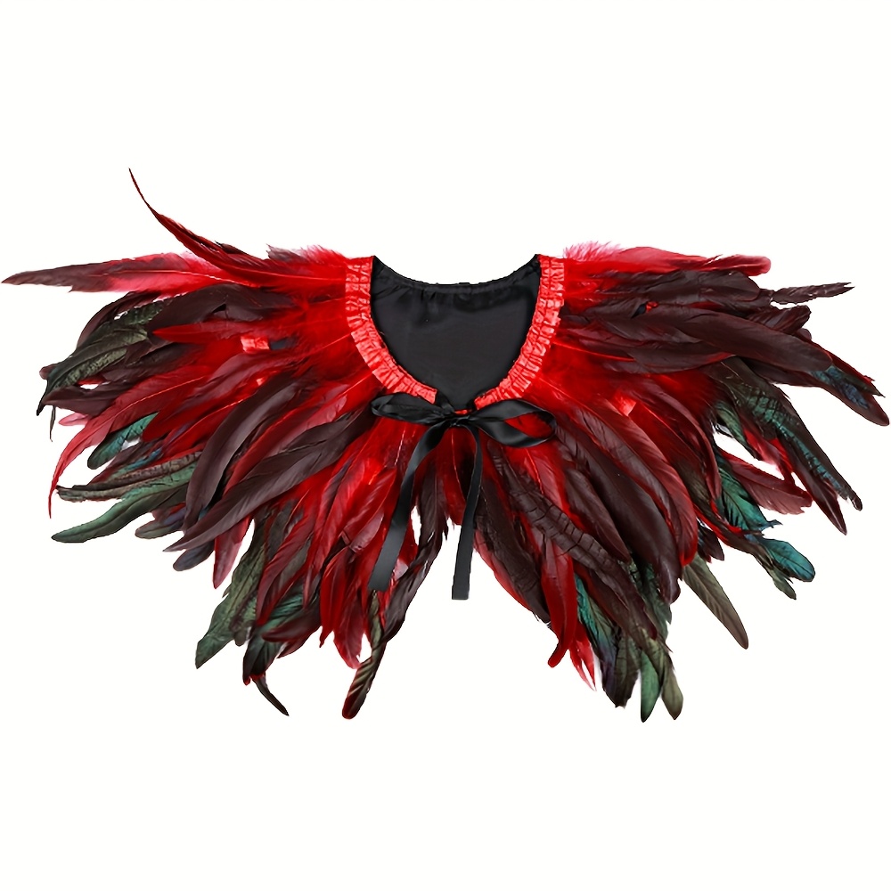 Marabou-Fächer Mit Federn – Faltbar, Handgefertigt, Perfekt Für Halloween, 20er-Partys & Cosplay