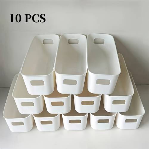 10pcs portable storage baskets suitable for office supplies accessories cosmetics socks underwear and more stylish and durable stackable containers space saving drawer organizers baskets bins boxes and containers