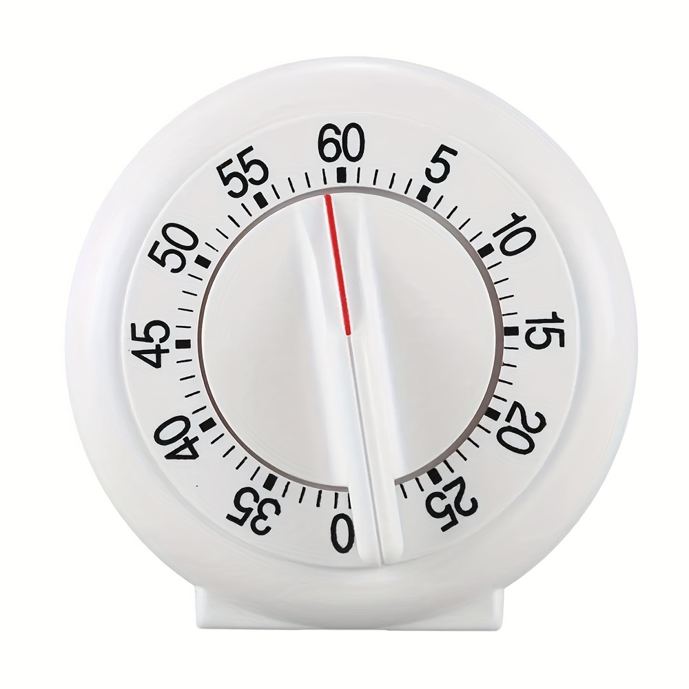 

Kt Thermo Mechanical Kitchen Timer - 60-minute Rotary Cooking & Baking Clock, No Batteries Required