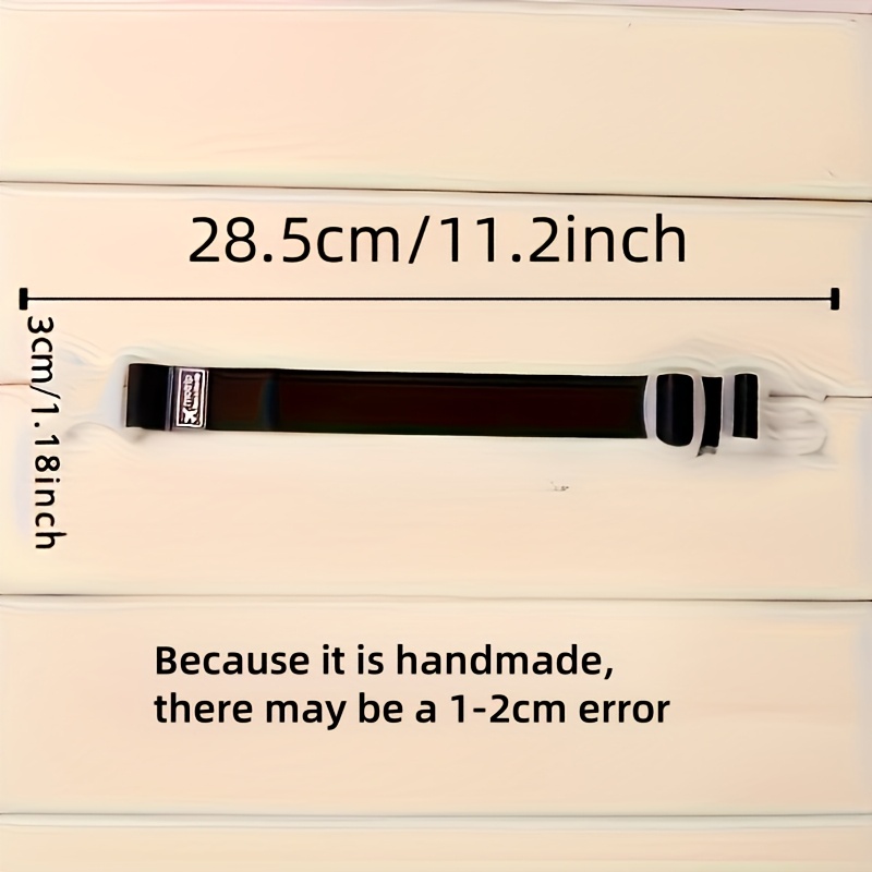 1pc Colorful Nylon Luggage Strap, Adjustable Travel Suitcase Belt with Release Buckle, Easy to Carry, Practical for Car and Outdoor Travel Accessories, Travel Accessorie