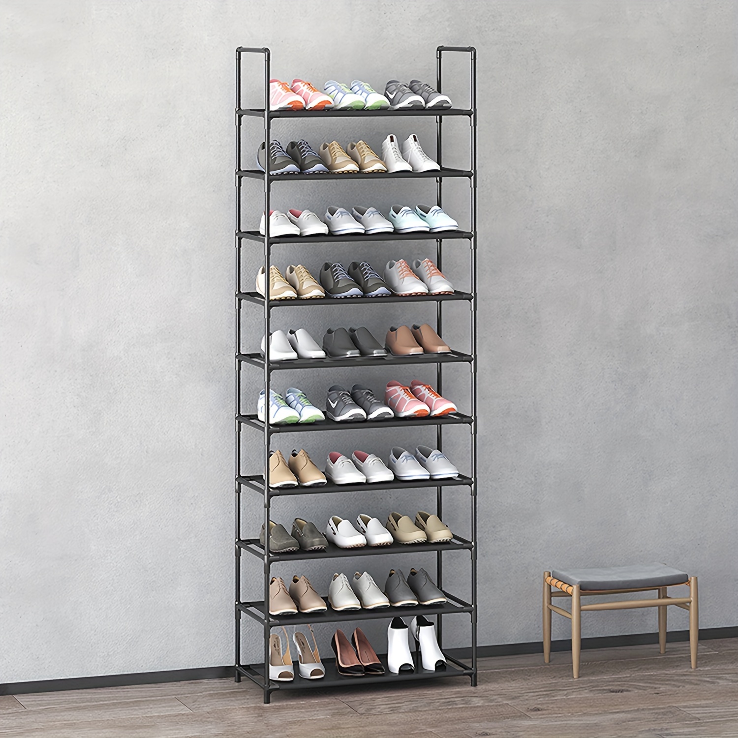 

10 Layer Sturdy And Spacious Shoe Rack, Shelf System, Shoe Rack