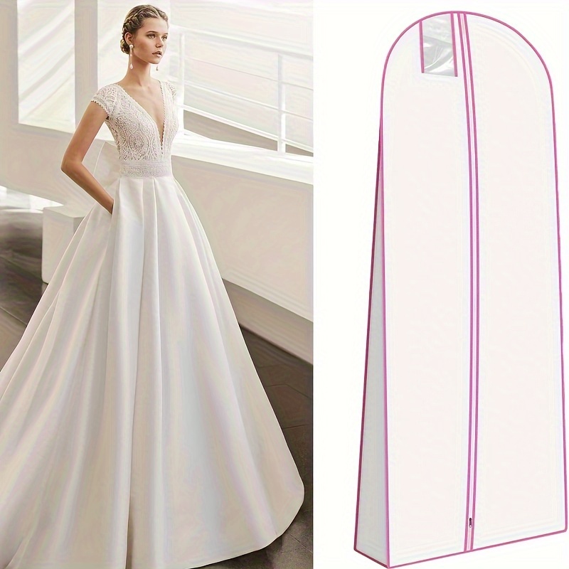 Sac à Vêtements, 2 Pcs Long Sac à Vêtements, 180x60cm Blanc