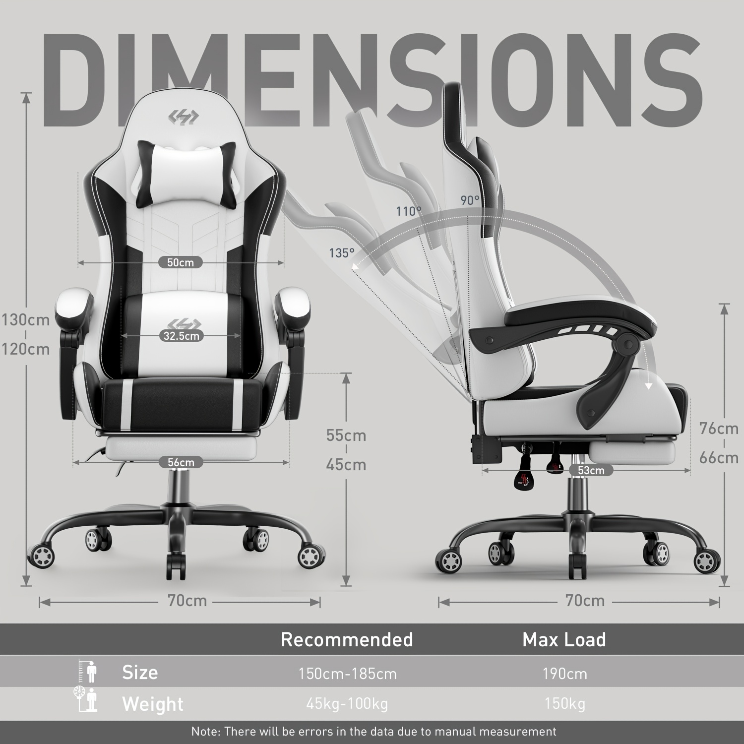 Gamingstoel met pocketveringkussen