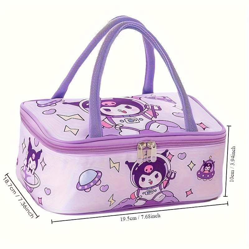 Hello Kitty Kuromi Lunch Bag, Portable Lunch Bag, Lunch Storage Bag For School, Work And Camping