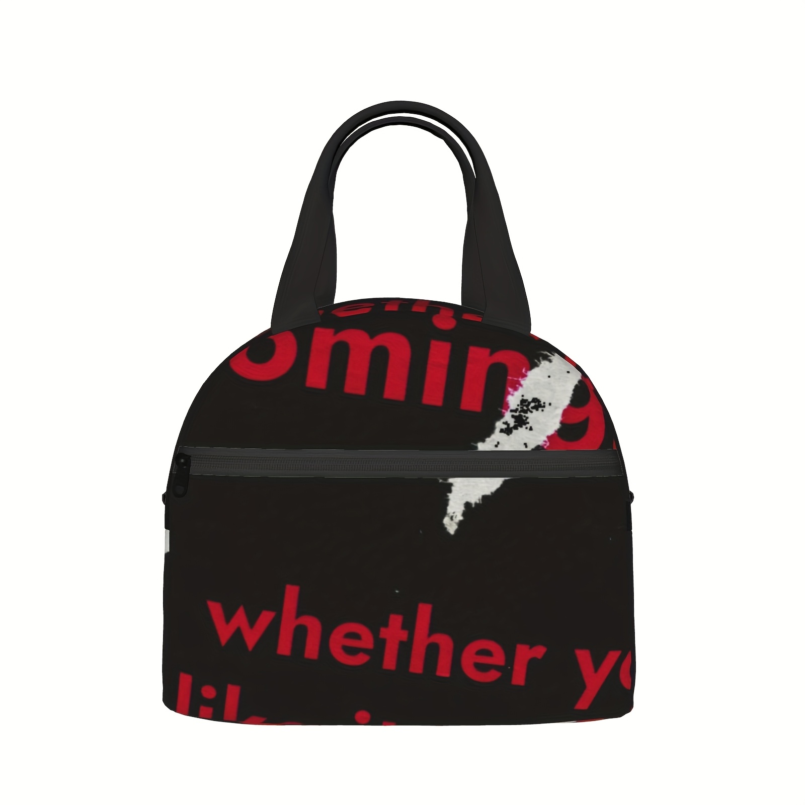 Customizable Anime Lunch Bag Insulated Polyester Material