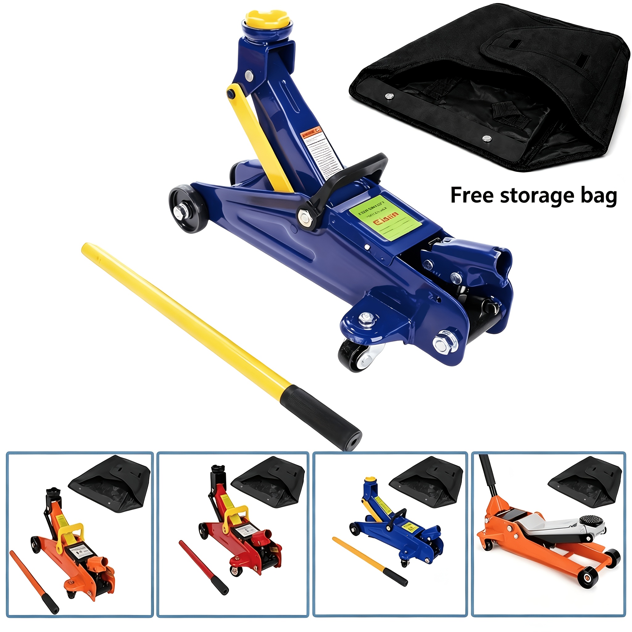 heavy duty floor jack hydraulic low profile - Temu