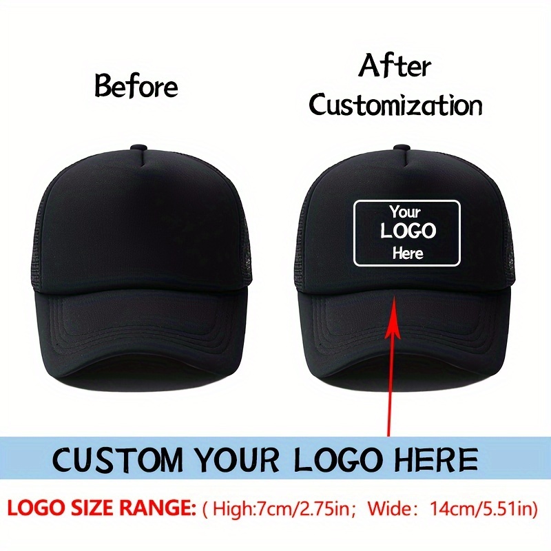 

Customized Logo Baseball Cap, Spring And Summer Mesh Breathable Hat, Outdoor Leisure Sports Driver Hat, Father's Day Gifts