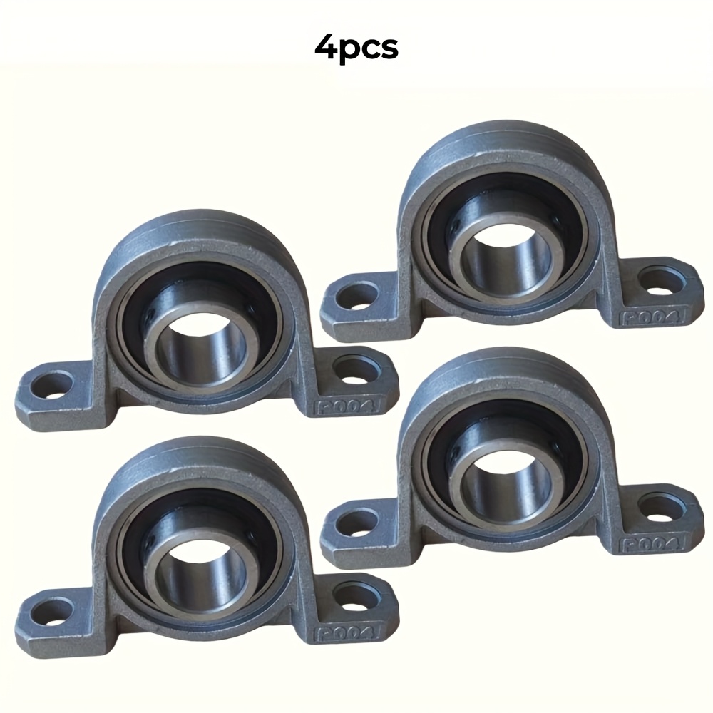 E-shop 4 Stk. -Sitzlager, Miniaturlager, KP08 KP000 KP001 KP002 KP003 KP004, abgeschirmtes ZZ-Montagelager, 8mm 10mm 12mm 15mm 17mm 20mm Bohrung,