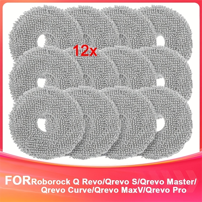 TEMU Mop Pads Suitable For / Maxv/ S/ Curve, For L10s Ultra, L10 Ultra, L20 Ultra, L10s Pro , X40 Ultra Complete, For Xiaomi X10+, X20+ Robot Vacuum