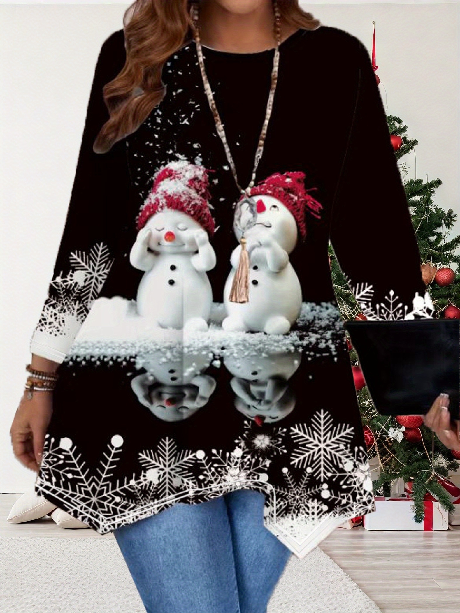 plus size plus size womens plus size stylish versatile long Temu