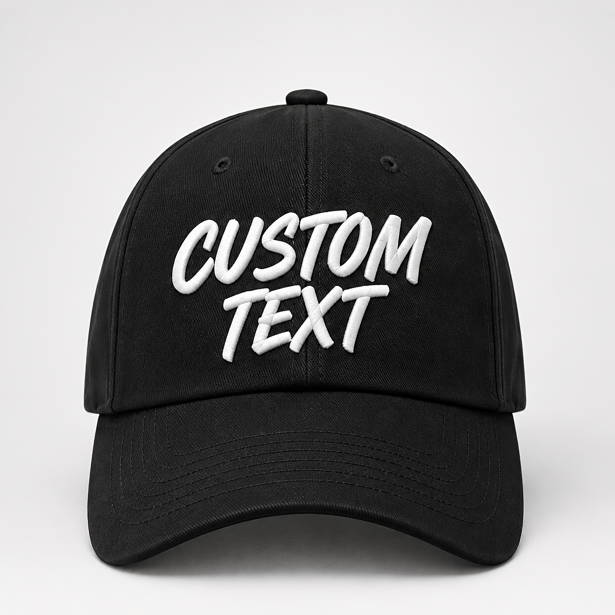 TEMU Casquette brodée avec personnalisé, Casquette de baseball avec lettres 3D, Casquette unisexe réglable avec nom et personnalisés, Cadeau unique
