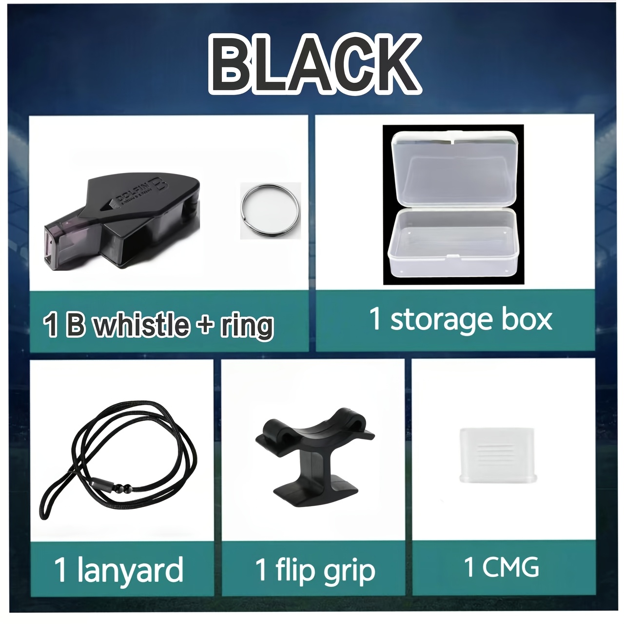 TEMU B Basketball Referee Whistle, Comes With A Lanyard, Mouthguard, And Flip Finger Clip, Available In Multiple Colors, With Options For A Storage