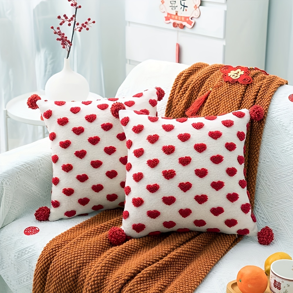 

Valentine's Day 2pcs Soft Pillowcase Set - - , Home Decoration On Valentine's Day.