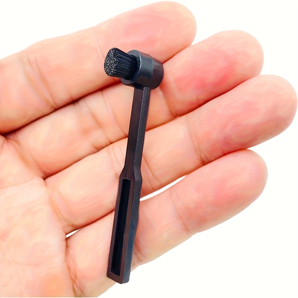 2-pack Carbon Fiber Stylus Cleaning Brushes | Efficient Anti-static Vinyl Record Dust And Removal For Turntable Needles, 2024 Model Year