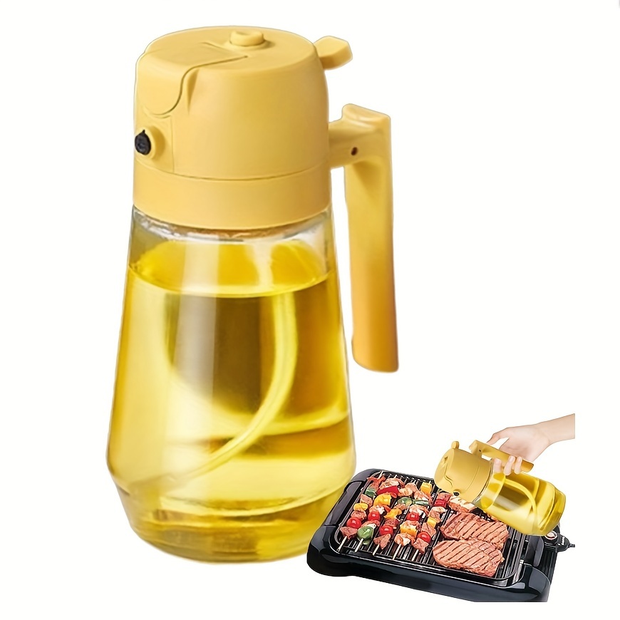 

1pc Oil Dispenser For | 2 In 1 Multifunction Oil And Oil | Cooking Oil Dispenser | Oil Dispenser For Spraying And Pouring | Oil And Pourer