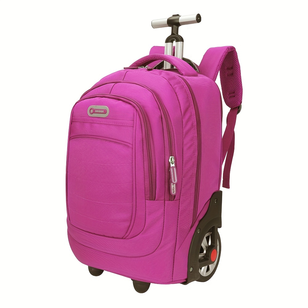 multi functional rolling backpack wheeled backpack 17 18 - Temu